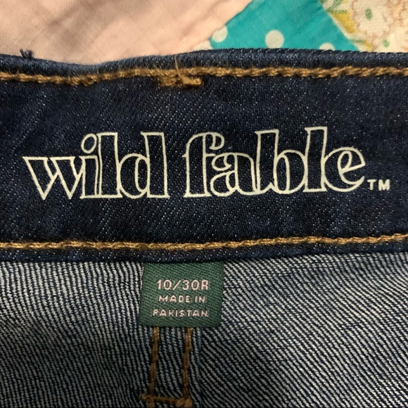 COPY - Dark Wash High Waisted Jean Shorts - Picture 2 of 3